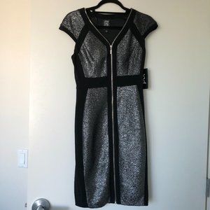 Black and Silver Holiday Dress